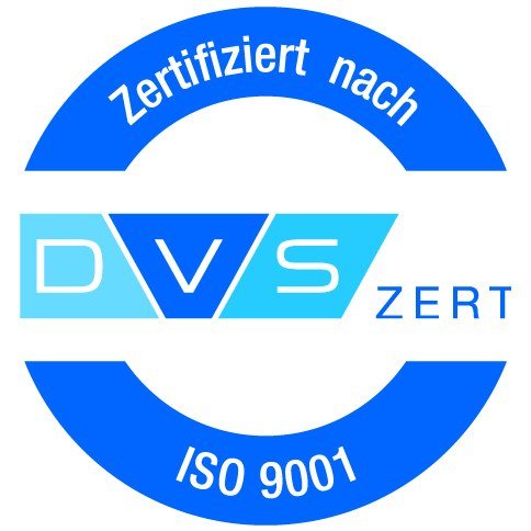 Zertifiziert nach DVS ZERT ISO 9001